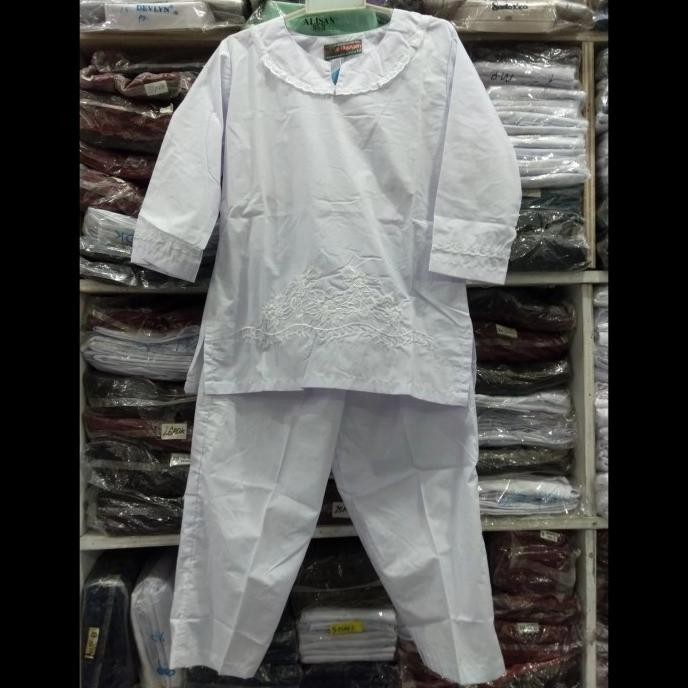 Seragam Muslim Sekolah Baju Celana Tk Sd/Setelan Muslim Anak Perempuan