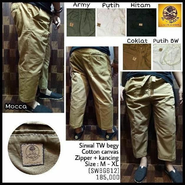 Celana Denimsirwal Kantor Jumbo / Celana Haji Muslim Umroh / Olahraga
