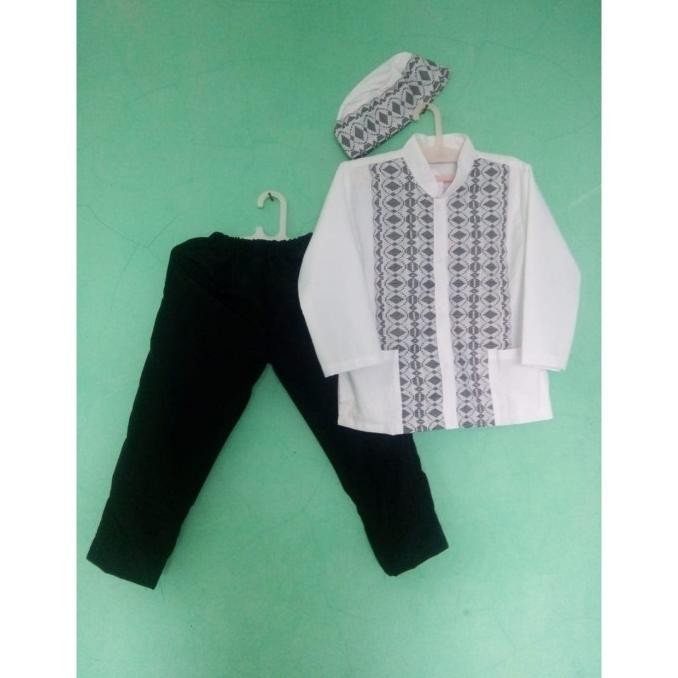 Baju Muslim |Baju Koko Anak Laki Laki 8 Tahun