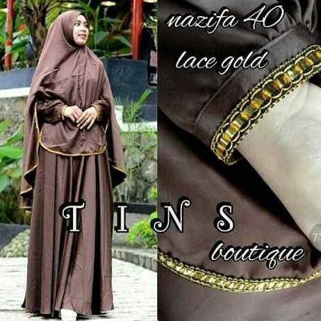 Maxi Nazifa / Hijab /  Dress / Gamis / Syari / Busana Muslim