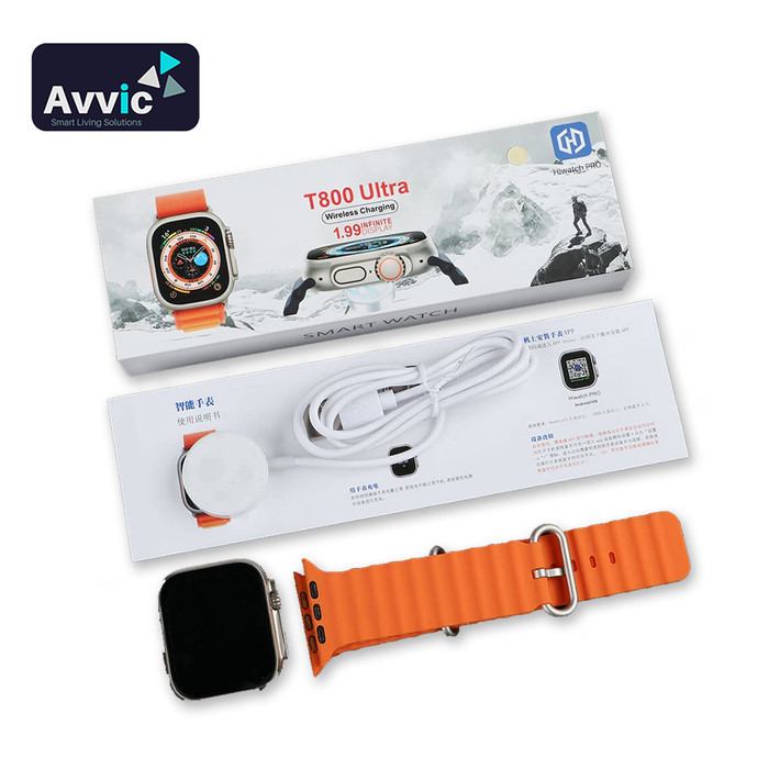 

Smartwatch T900 Ultra Bluetooth Calling Kalkulator Game Touch Screen