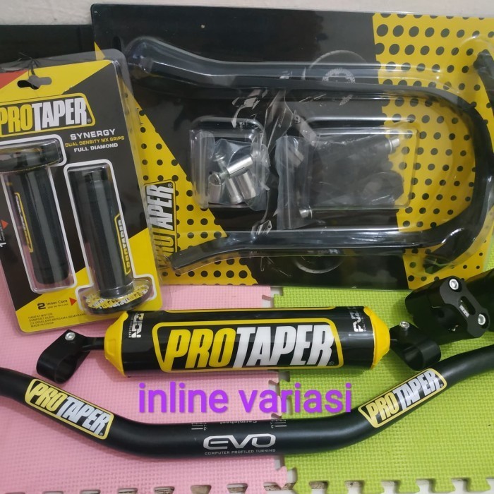 Baru Stang fatbar protaper low evo grip protaper klx trail crf cb150-tiger