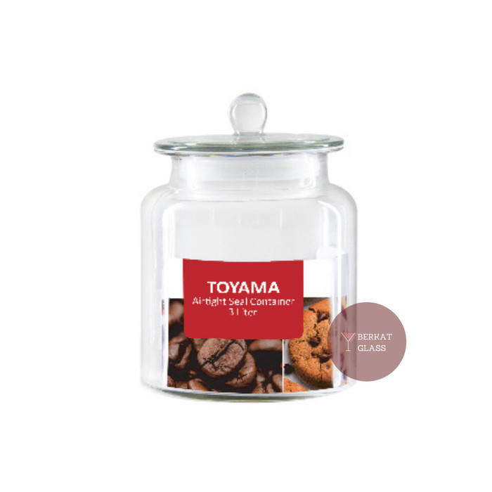 Toples Kaca / Toples Bening / Toples Snack / Toples Kerupuk Toyama
