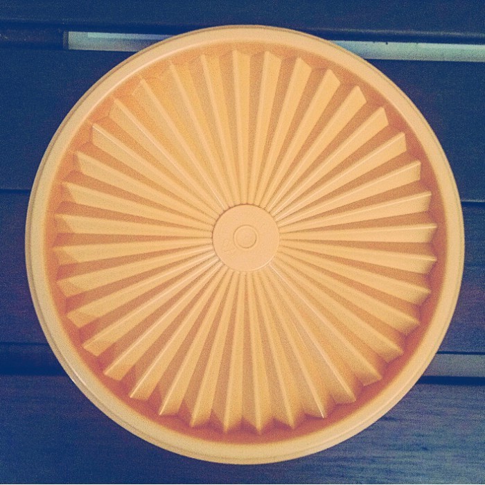 Sale! Tutup Tupperware Jadul Deco Canister 17cm