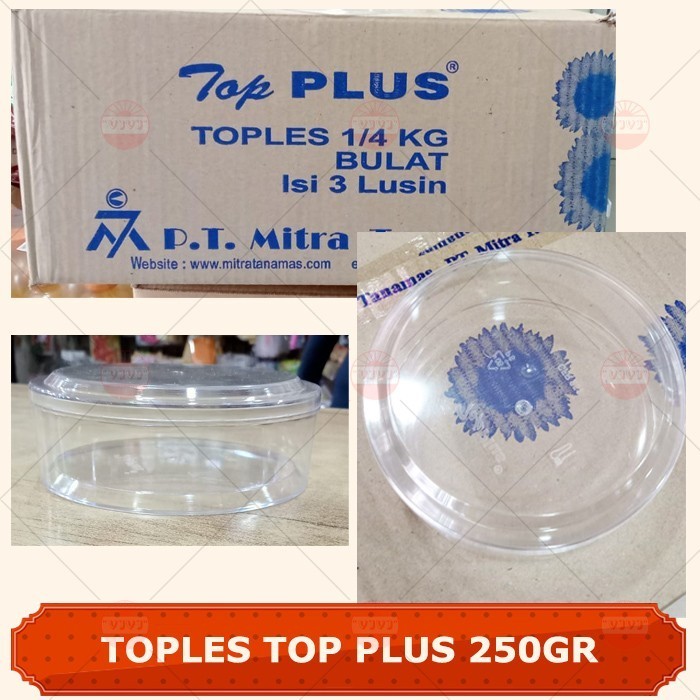 TOPLES TOP PLUS BULAT 250GR - DUS ISI 3 LUSIN