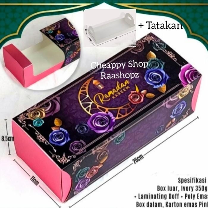 

Box Lebaran 26X11 Box Cake Roll Box Lebaran Bolu Gulung Idul Fitri 005