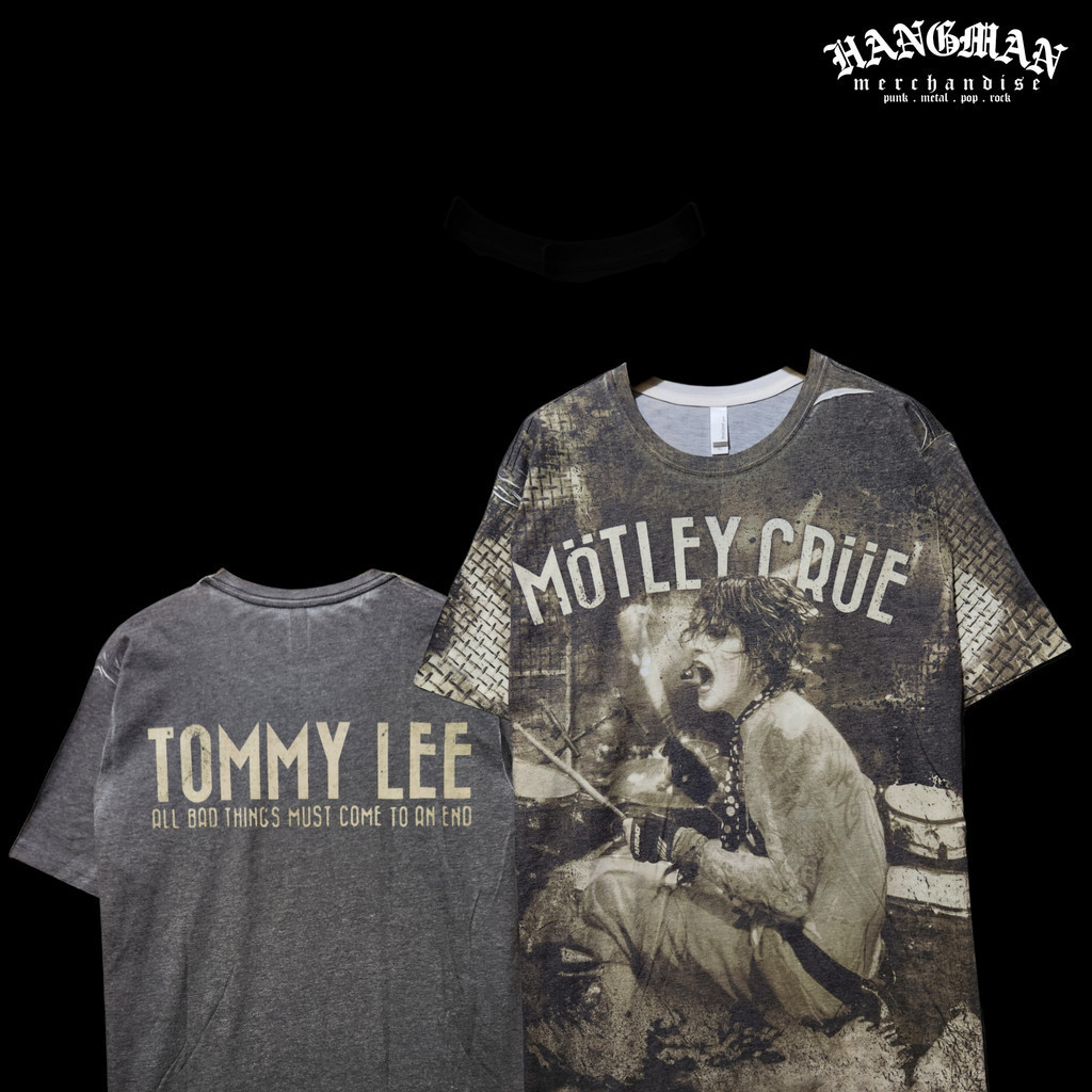Official Motley Crue - Tommy Lee Sublimation Kaos T-shirt