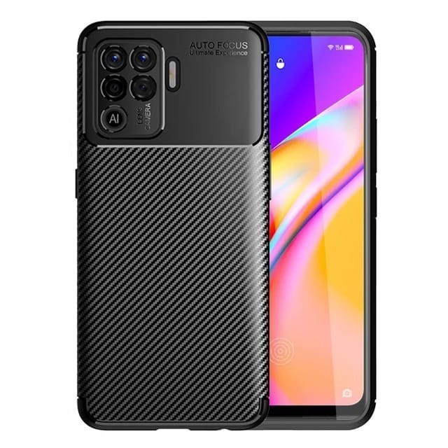Oppo Reno 5F Reno5 F Soft Case Focus Carbon Original
