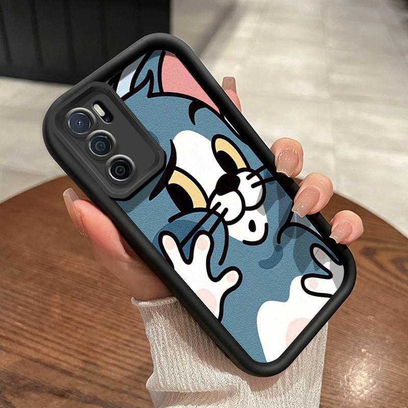 Casing Hp OPPO A16 OPPO A16s OPPO A54s Case hp pola kartun Tom Cat dan Jerry Kesing Anti drop pelind