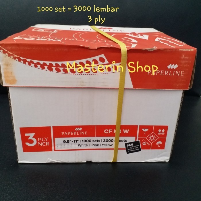 

Continous Form/Kertas Komputer 9.5"X11" 3 Ply (K3 Full)Merek Paperline