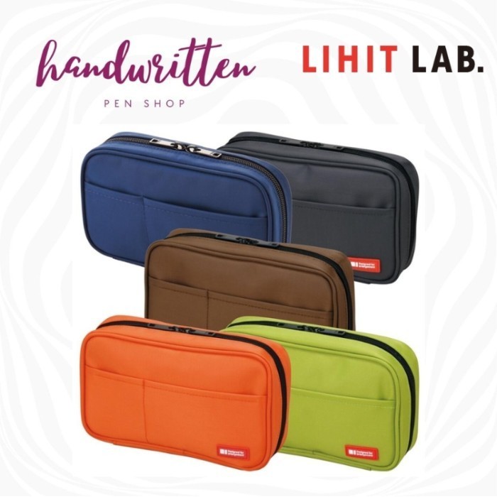 

Lihit Lab A-7551 Book Style Pen Case Single Zipper/ Tempat Pensil