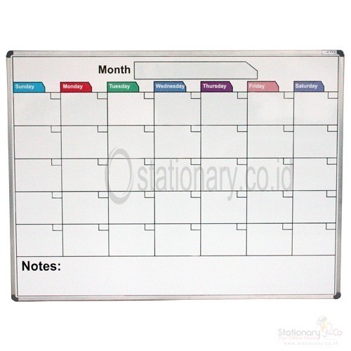 

Papan Whiteboard Calendar Pixels Uk 90 X 120 Cm