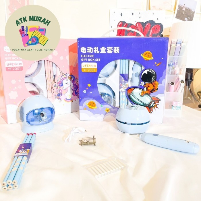 

Electric Gift Box Set 6 In 1 ( Ruatan Elektrik Penghapus Elektrik