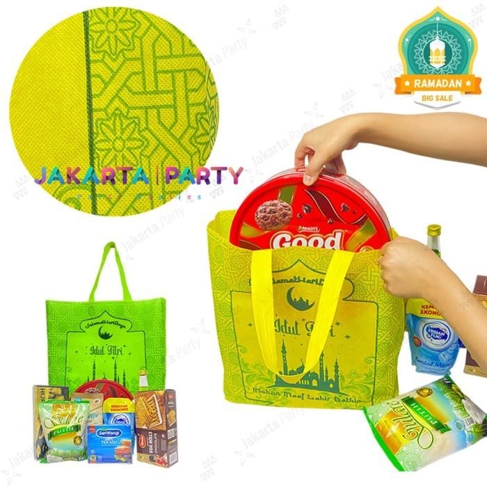 

Goodie Bag Lebaran / Goodie Bag Idul Fitri / Tas Lebaran Kuning 12 Pcs 044