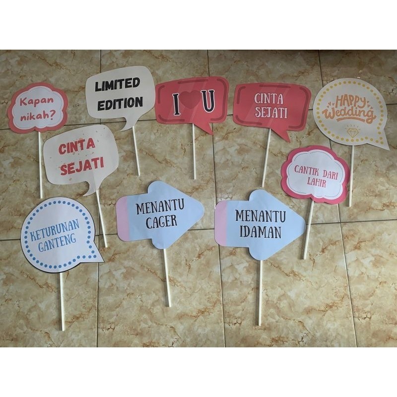 photobooth custom props photo property thema bebas free design