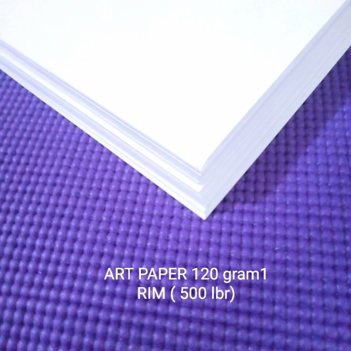 

Art Paper 120 Gram A4 1 Rim ( 500 Lbr)