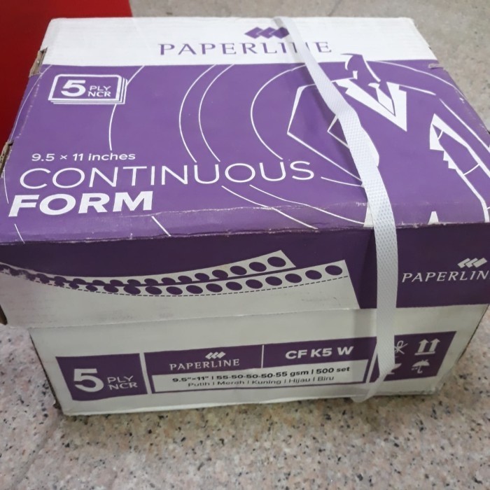 

Continuous Form 9,5 X 11 5 Ply W Paperline