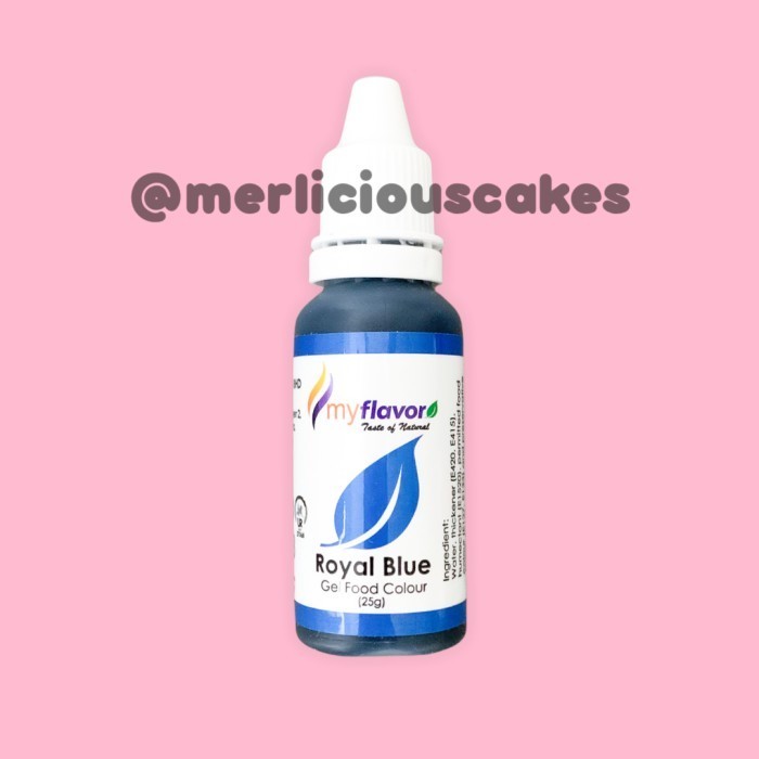 

Royal Blue Gel My Flavor Food Color Food Colour Pewarna Makanan