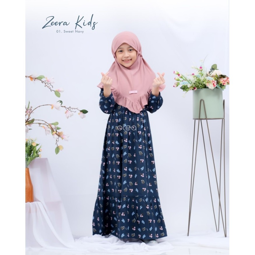 Fast Po Limited Zeera Dress Kids Gamis Anak By D'Olea