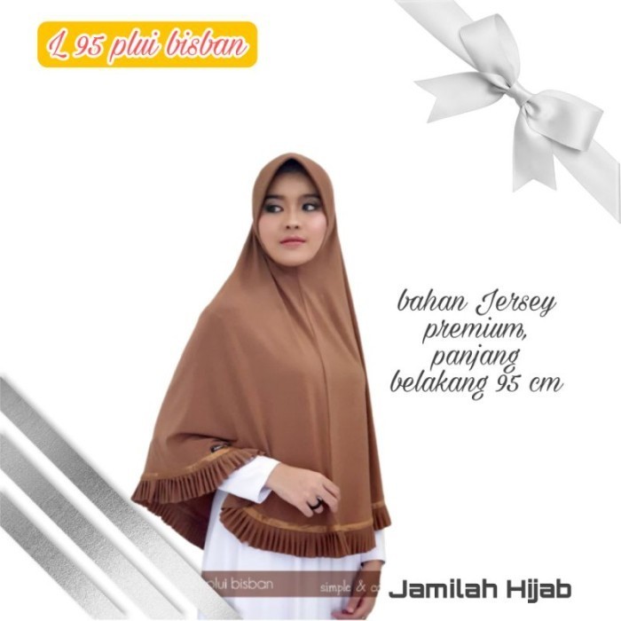 Amanahpediastore Jilbab Jamilah L 95 Plui Bisban Ori Jamilah Hijab