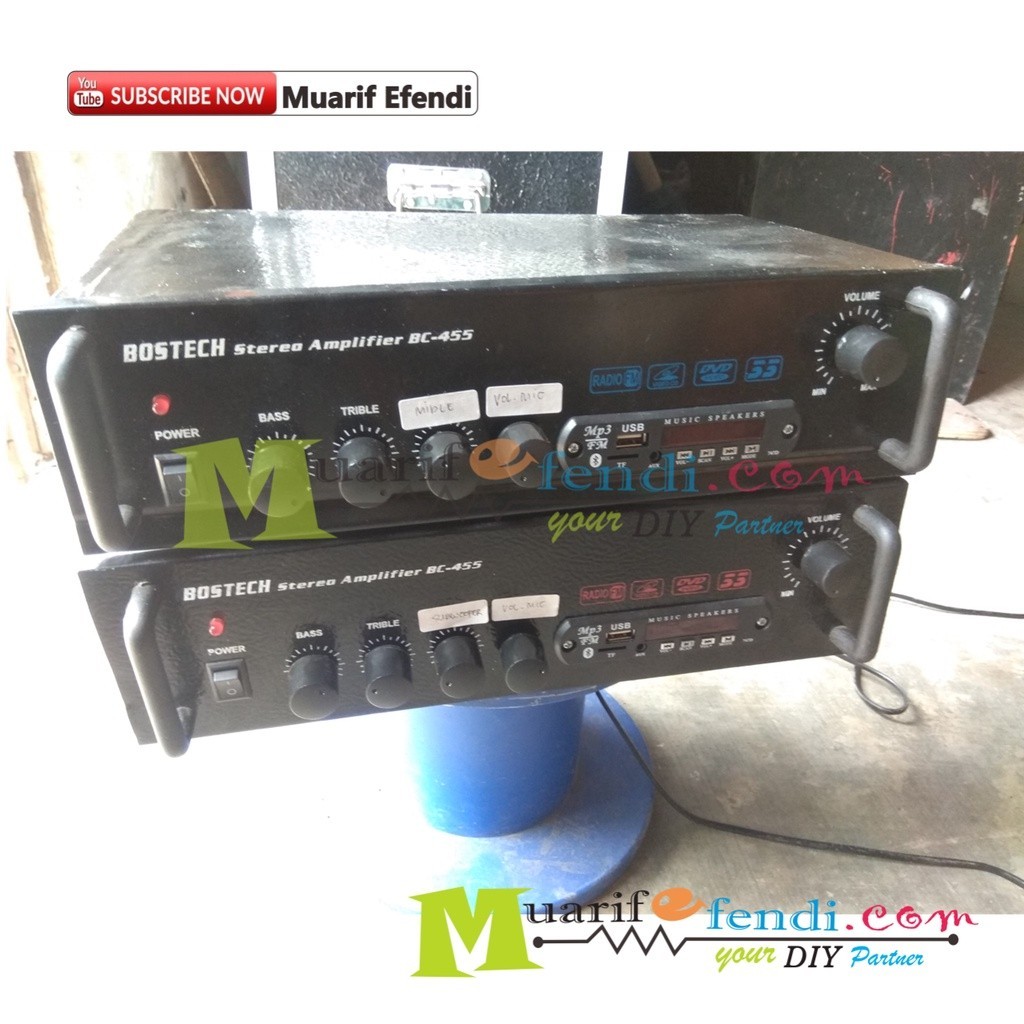 Power amplifier MONO subwofer bluetooth karaoke trafo 5 ampere SIAP PAKAI