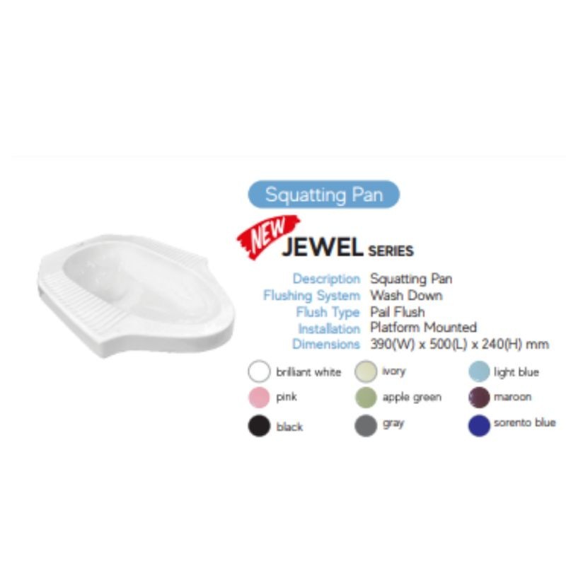 KLOSET JONGKOK JEWEL SERIES BY TRILIUNWARE