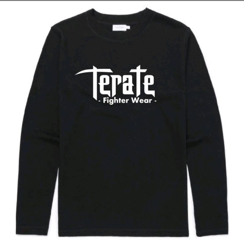KAOS LENGAN PANJANG PSHT TERATE FIGHTER WEAR