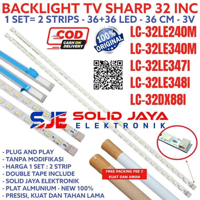 BACKLIGHT TV LED SHARP 32 INC LC-32LE347I LC-32LE348I LAMPU BL SMD IN