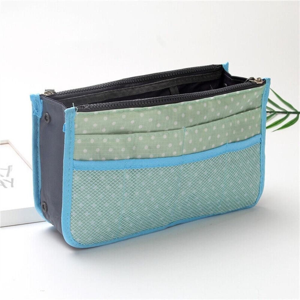 Cassiey Universal Dual In Bag Organizer Dalaman Tas CS010 Organizer Plastik Sekat Wadah Aesthetic St