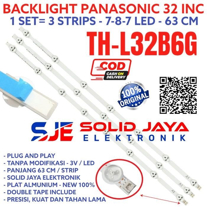 BACKLIGHT TV LED PANASONIC 32 IN TH L32B6G TH-L23B6G LAMPU BL THL32B6G
