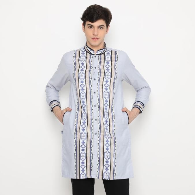 Promo  Baju Koko Long Pakistan Dewasa Luigi Riccio Ori Lebaran 2024