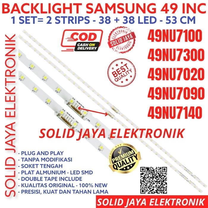 BACKLIGHT SAMSUNG 49 INC UA 49NU7300 49NU7020 49NU7090 49NU7140 BL LED