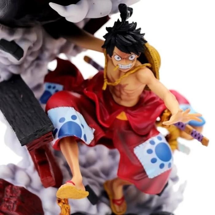ACTION FIGURE ONE PIECE RESIN F3 STUDIO MONKEY D LUFFY GEAR 3 ARK WANO
