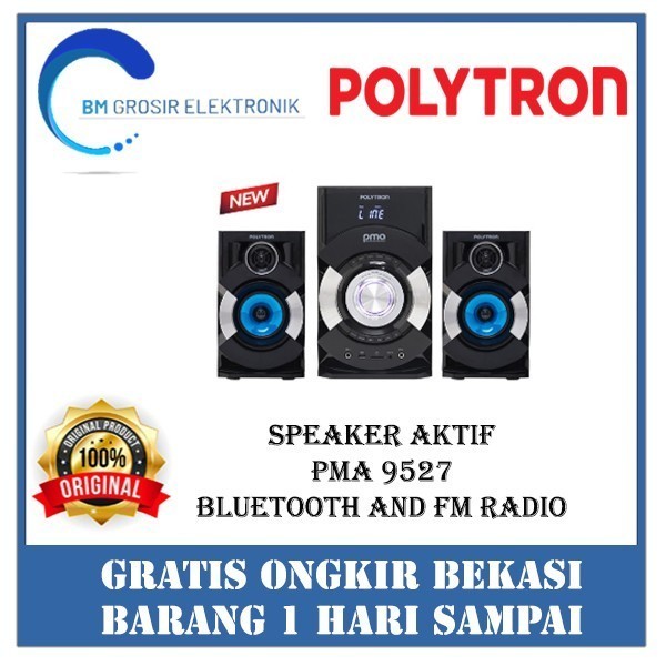 Terbaru Polytron Speaker Aktif Pma 9527 Bluetooth And Radio Fm