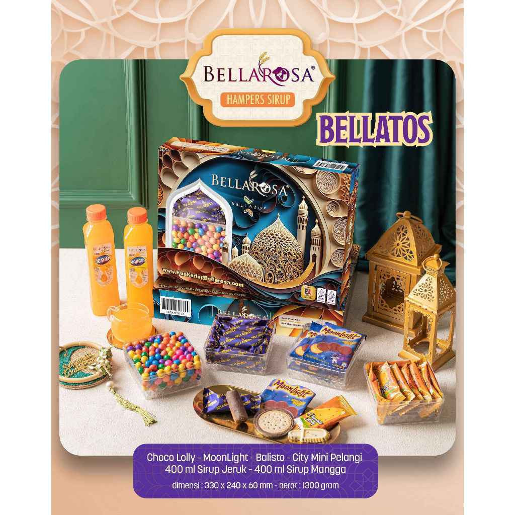

MJS Kue Kering Lebaran /Kue Kering/Bellarosa Paket Bellatos 4 Toples Coklat Bellarosa + 2 Belatos