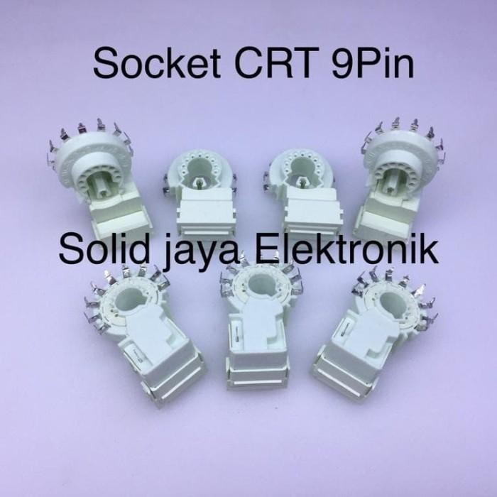 SOKET CRT 9 PIN SOKET BESAR 9P TV TABUNG LAYAR BESAR