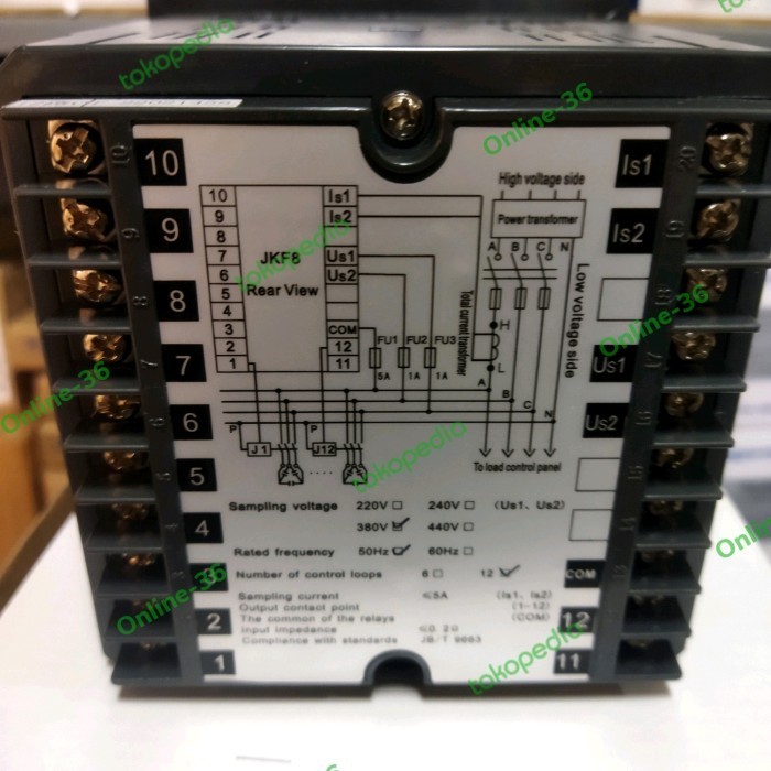 READY Chint JKF8 Intelligent Power Factor Compensation Controller 12 step