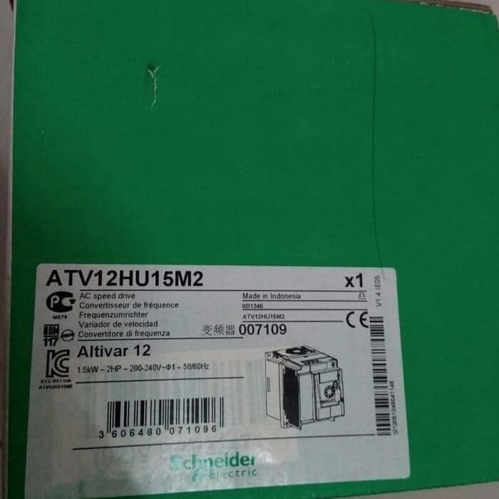 READY inverter schneider ATV12HU15M2 1.5KW