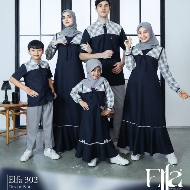 Sarimbit Ethica Elfa 302 Devine Blue Stok Terbatas