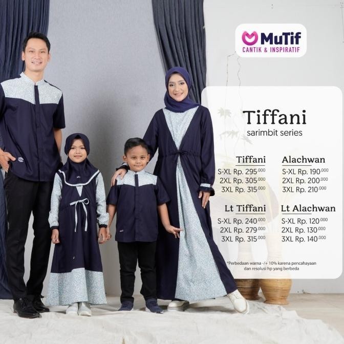 Sarimbit Sarimbit Mutif Gamis Anak Tiffani / Koko Anak Alachwan Pengiriman Cepat