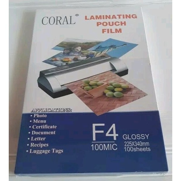 

Plastik Laminating F4 Coral