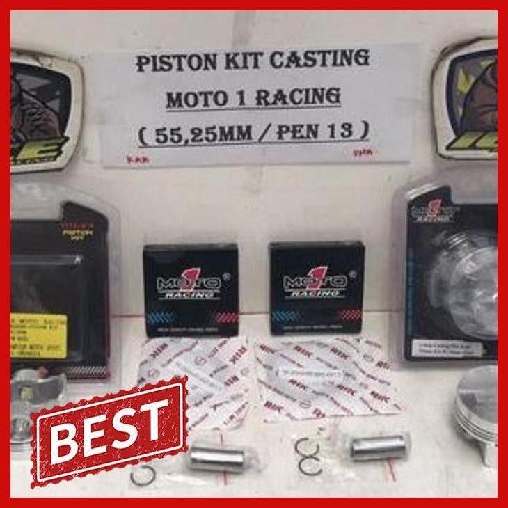 [ROBL] PISTON SEHER MOTO 1 RACING CASTING DOUBLERING 55 25MM PEN13