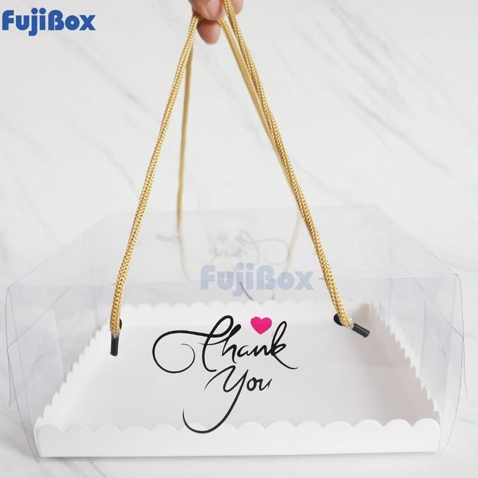 

(10 PCS) MOTIF THANK YOU MIKA BOX TALI KOTAK HAMPERS 22 x 22 x 10