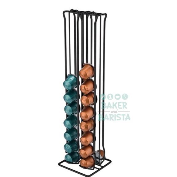 

Nespresso capsule rack holder black isi 40 capsule kapsul