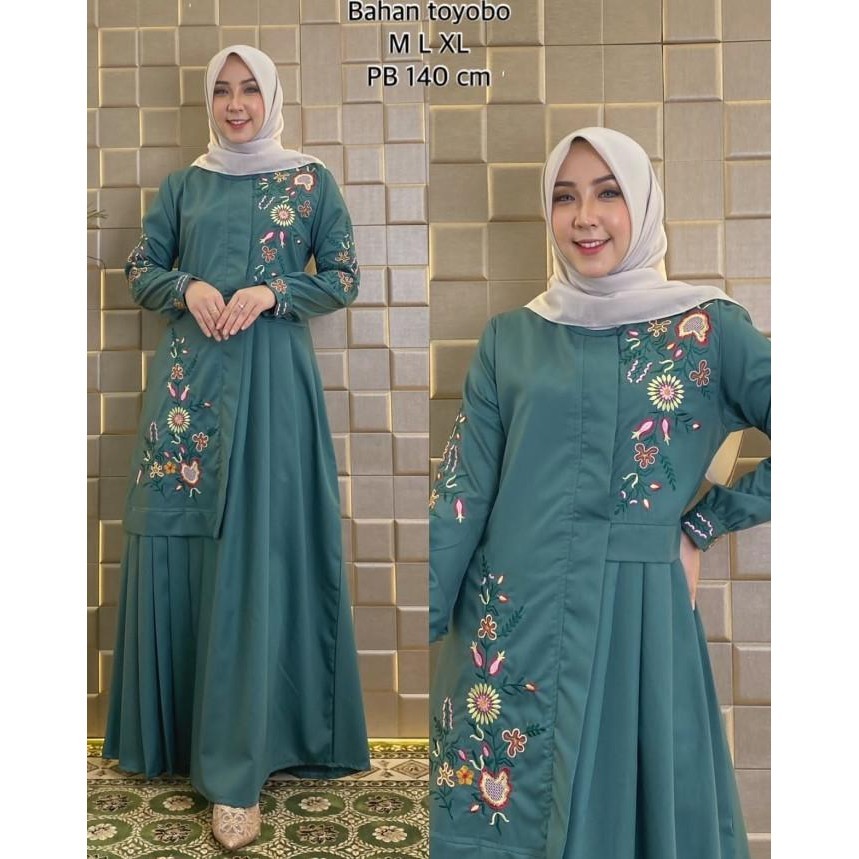 Baju Gamis Wanita Bordir Bahan Bagus Aman Dan Good