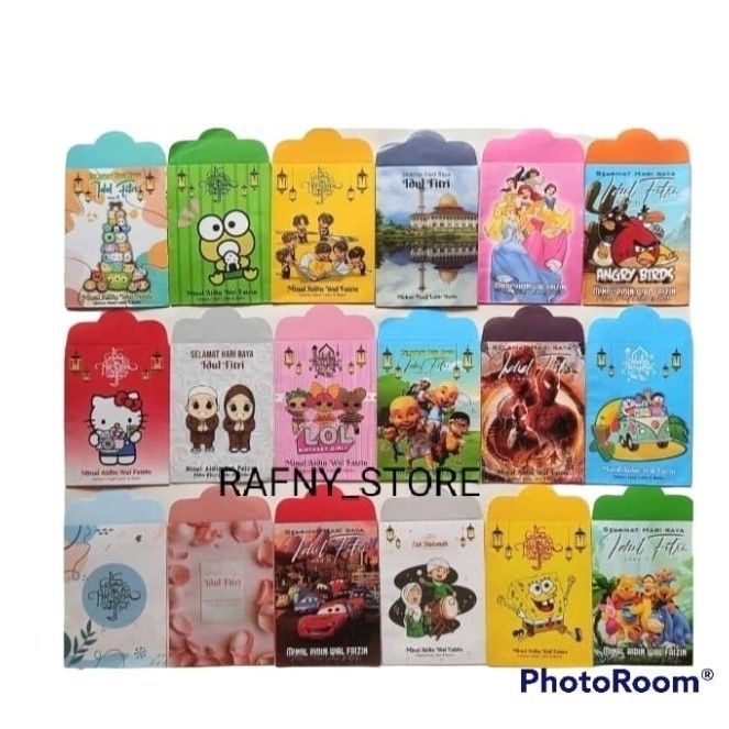 

Limited! AMPLOP LEBARAN 2023 1PACK ISI 100LEMBAR MOTIF/WARNA RANDOM New