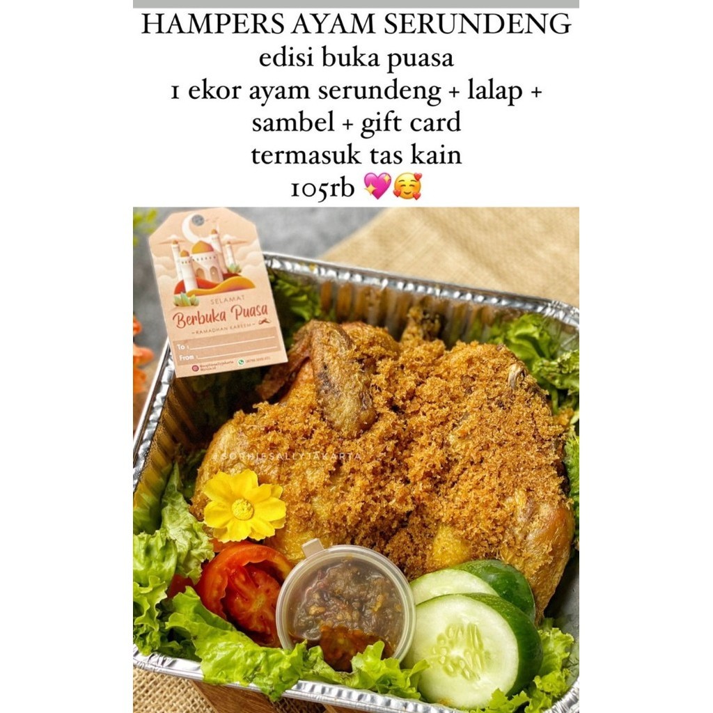 

Limited! Hampers Ayam Serundeng Idul Fitri / Lebaran Edition New