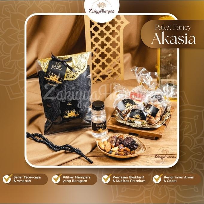 

Hampers Oleh Oleh Haji Umroh Premium Souvenir Haji Paket Fancy Akasia