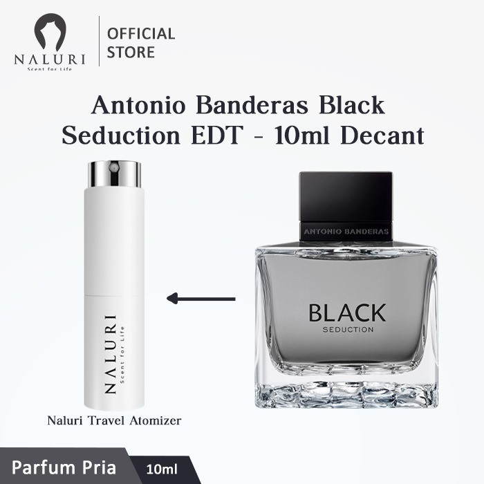 Decant Original Antonio Banderas Seduction In Black Man 10Ml