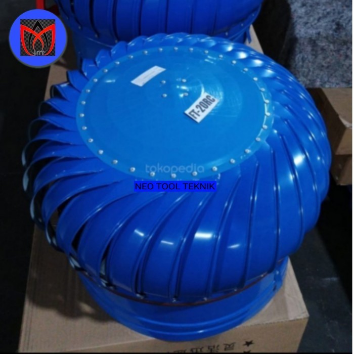 Turbin Ventilator 20 Inchi Roof Fan Alumunium Original Dan Terpercaya